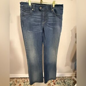 Polo by Ralph Lauren Women's Mid Wash Blue Straight Jeans Whitney